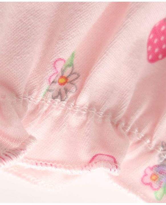 Babyhug 100% Cotton Single Jerssey Knit Antibacterial Bloomers With Polka Dots & Floral Print Pack of 3 - Multicolor