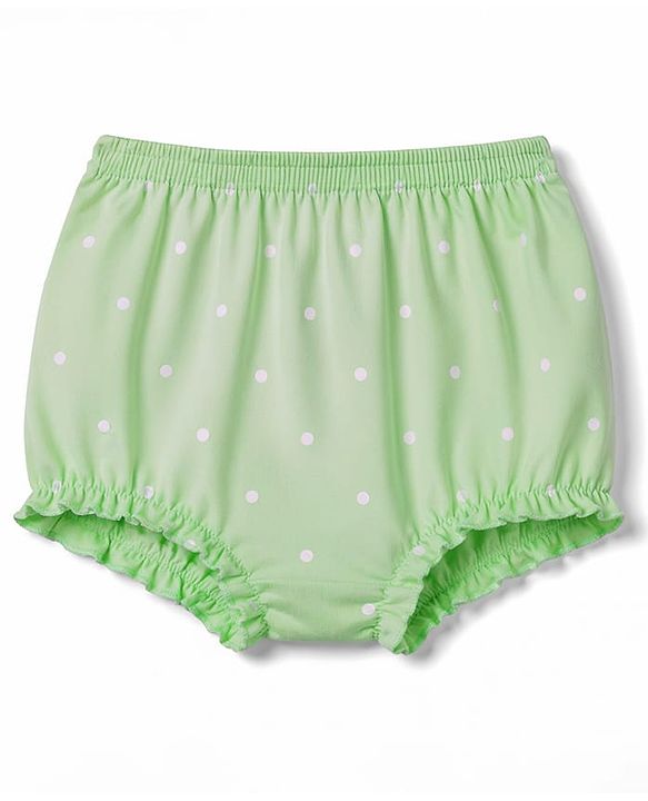 Babyhug 100% Cotton Single Jerssey Knit Antibacterial Bloomers With Polka Dots & Floral Print Pack of 3 - Multicolor