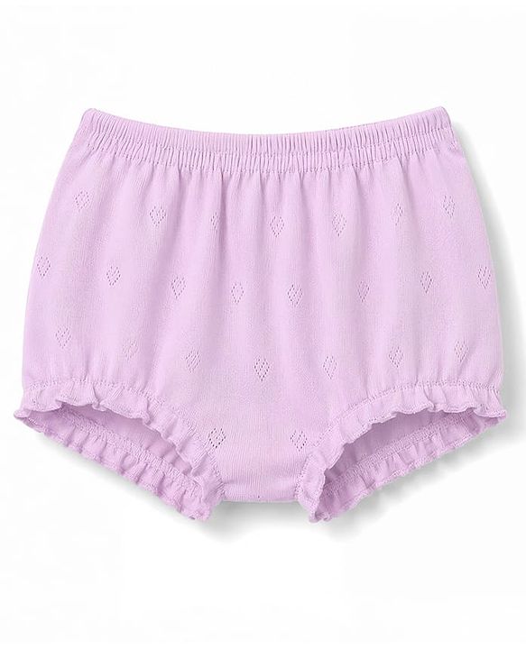 Babyhug 100% Cotton Single Jerssey Knit Antibacterial Bloomers With Polka Dots & Floral Print Pack of 3 - Multicolor