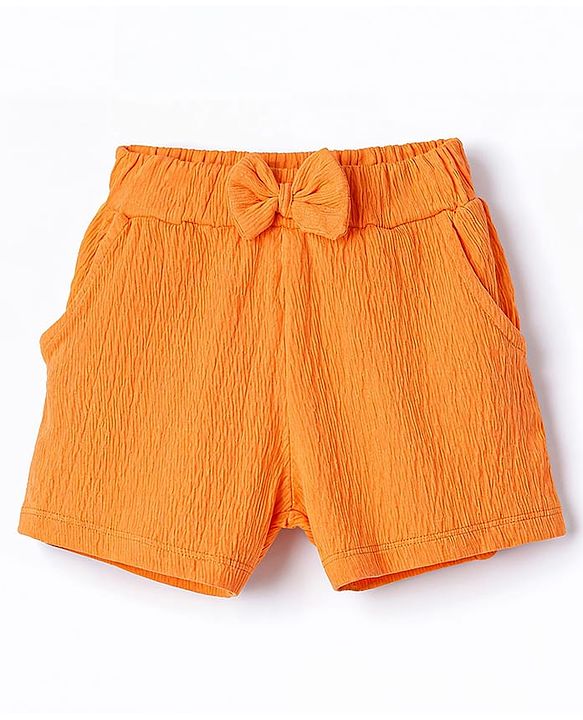 Babyhug Single Jersey Knit Half Sleeves Top & Shorts Set with Floral Print - Multicolor