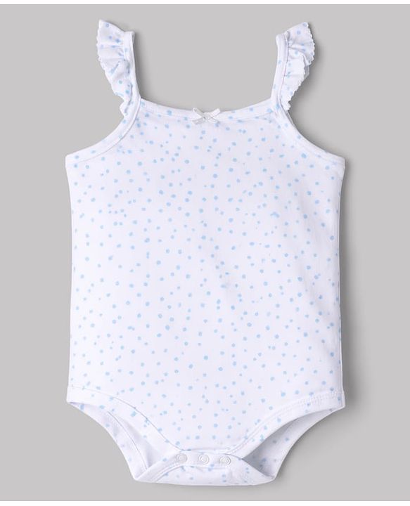 Babyhug 100% Cotton Interlock Knit Sleeveless Onesies With Floral Print Pack of 3 - Multicolor