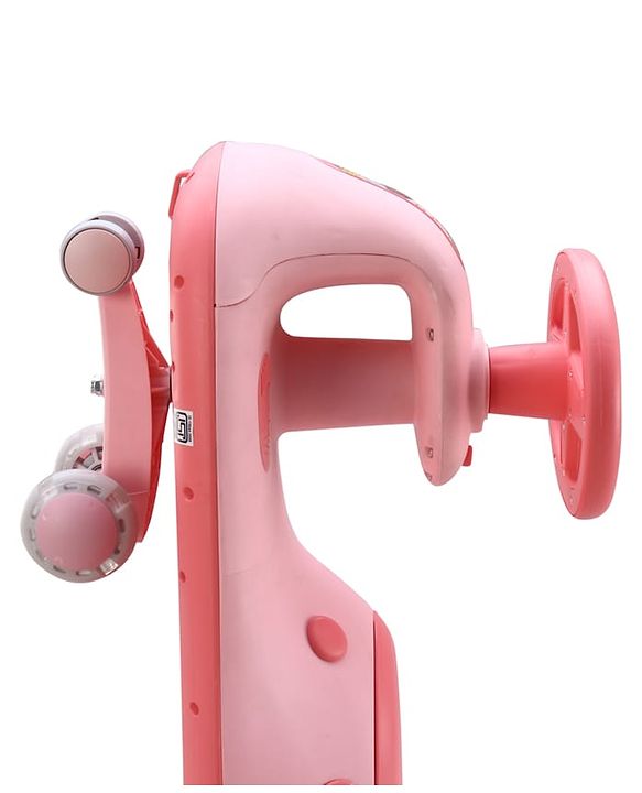 Babyhug Kids Twister Swing Car With LED Lights & Music - Pink| Smooth PU Wheels| Encourages Active Play| Built for Rough Play| Easy to Handle| Sport Gift for 3 to 8 yrs Boys & Girls| Comfortable Seat