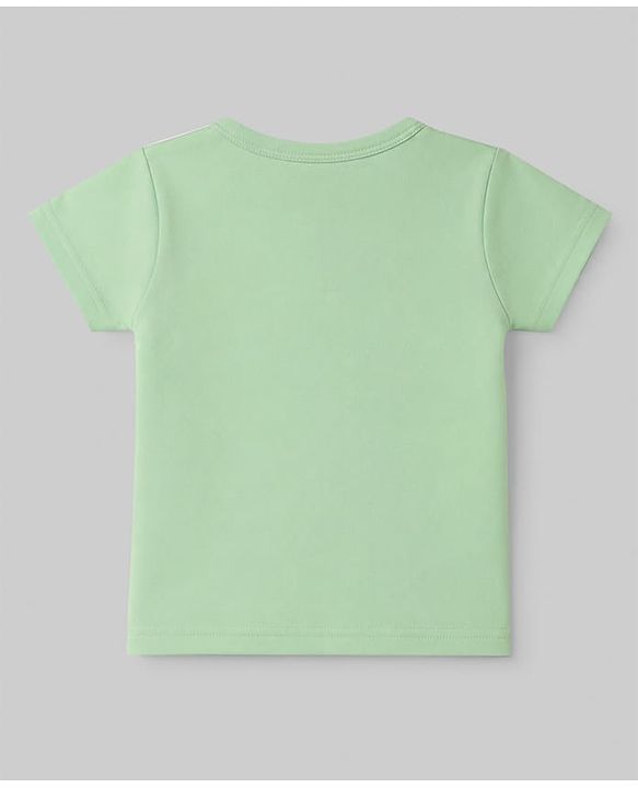 Babyhug 100% Cotton Interlock Knit Half Sleeves Front Open Striped & Car Printed Jhablas Pack of 3 - Orange White & Green