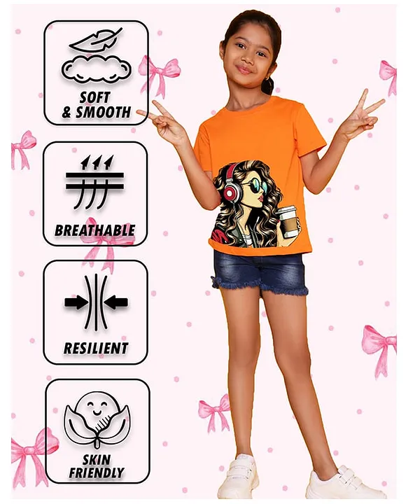 Y♡ Buy NUSYL Cotton Blend Knit Half Sleeves Anime Style Boy & Yeah
