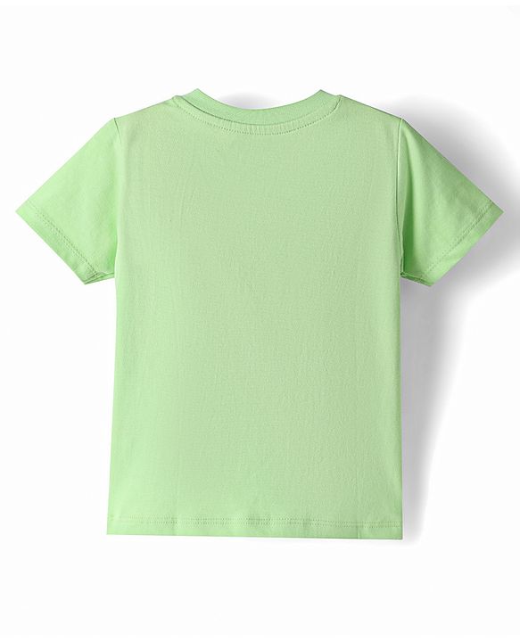 Babyhug Cotton Knit T-Shirts Half Sleeves Graphic Multi Color 6-9 Months Pack of 3