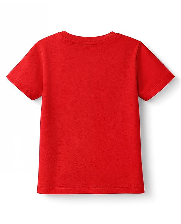 Babyhug 100% Cotton Knit Half Sleeves T-Shirt with Text Print Pack of 3 - Multicolor
