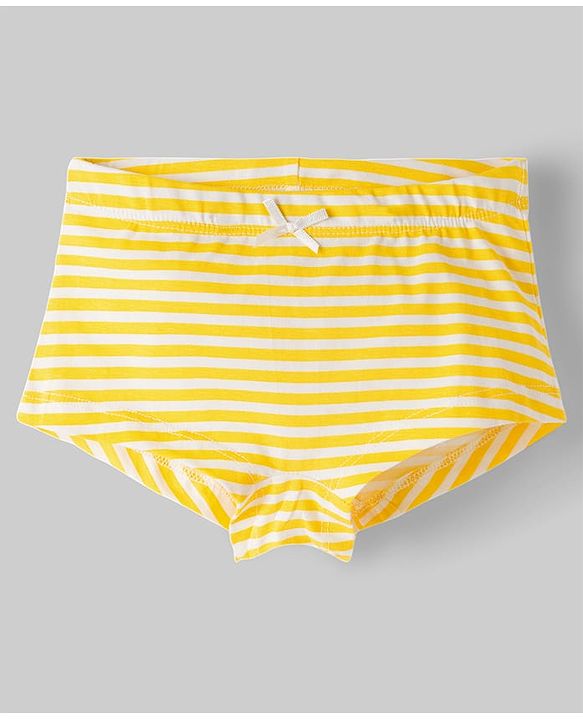 Pine Kids Cotton Elastane Knit Panties with Floral Print Pack of 3 (Color May Vary)