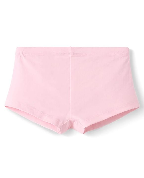 Pine Kids Cotton Elastane Knit Solid Panties With Applique - Multicolor