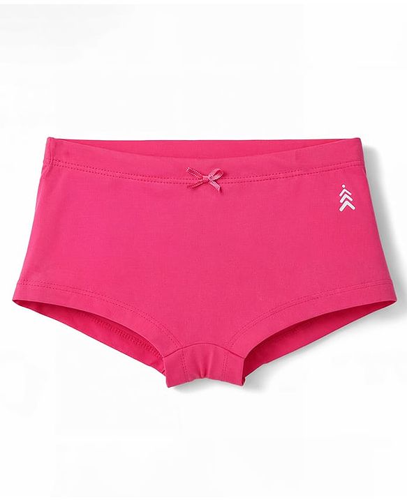 Pine Kids Cotton Lycra Knit Striped & Printed Panties Pack of 3 (Color May Vary)