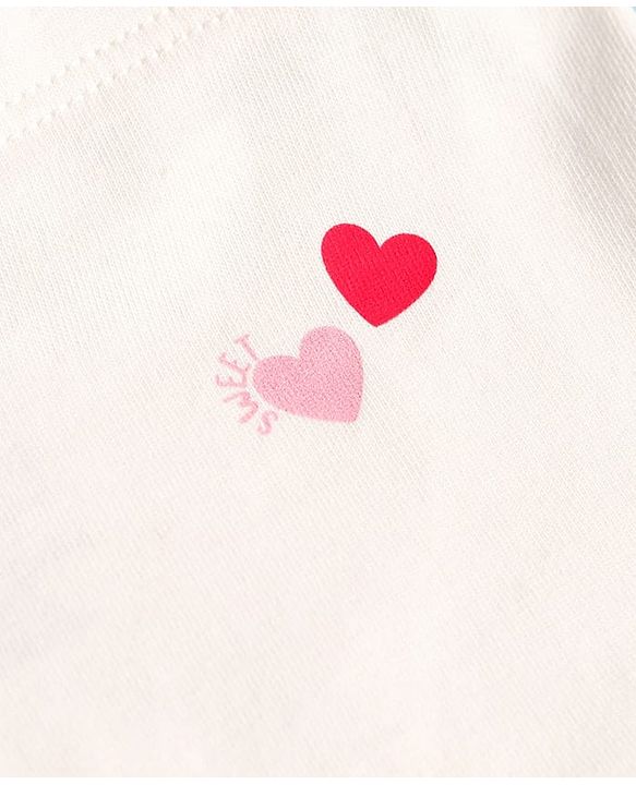 Pine Kids Cotton Elastane Knit Panties With Heart Print Pack of 3 - Multicolor