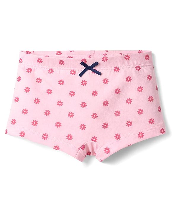 Pine Kids Cotton Elastane Knit Panties With Floral Print Pack of 3 - Multicolor