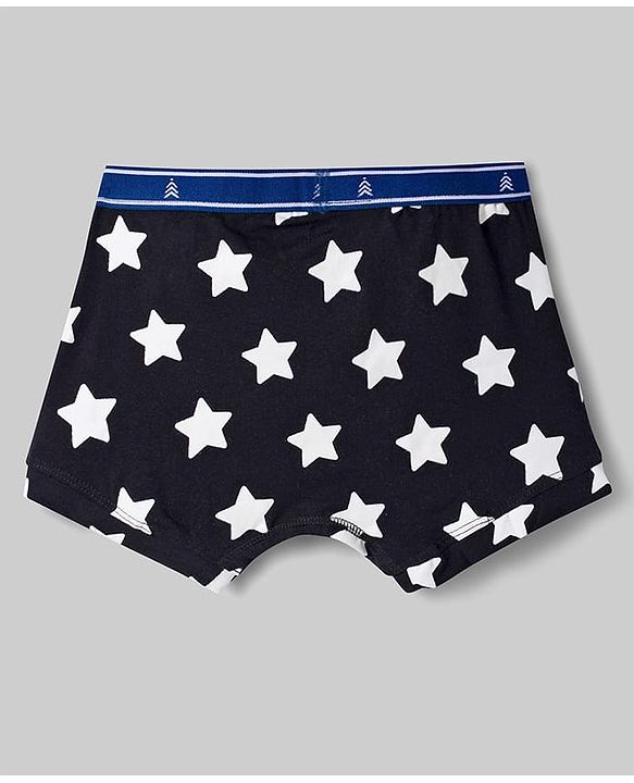 Pine Kids Cotton Elastane Knit Printed Trunks Pack of 3 - Multicolor