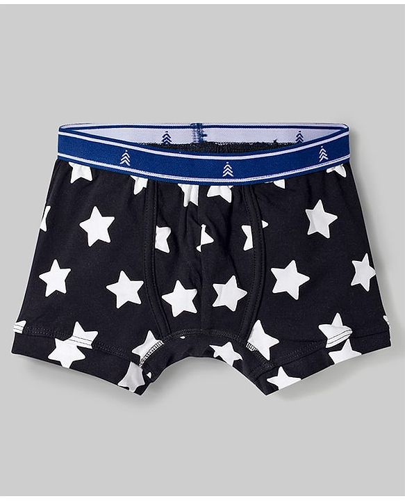 Pine Kids Cotton Elastane Knit Printed Trunks Pack of 3 - Multicolor
