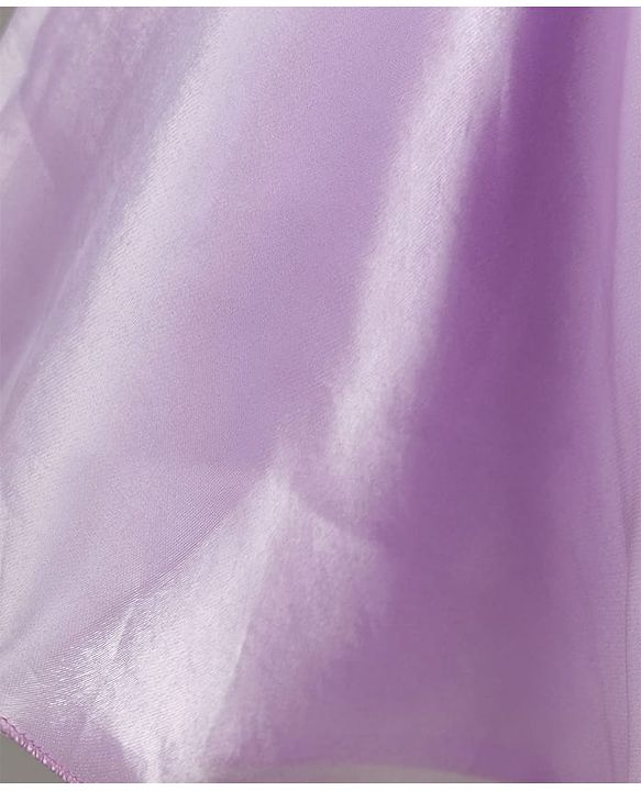 Babyhug Woven Sleeveless Party Dress with Bow Applique Cotton Lining & Pearl Detailing - Purple
