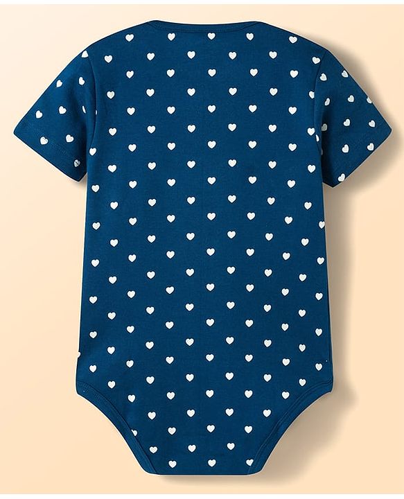 Babyhug Disney Interlock Knit Half Sleeves Onesies With 101 Dalmatian Graphic Pack of 3 - Multicolor