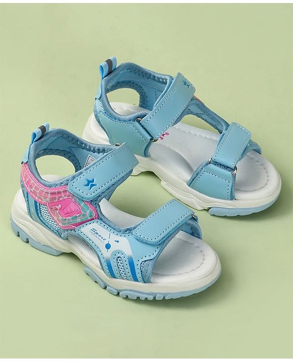 Cute Walk by Babyhug Printed Sandals - Pink