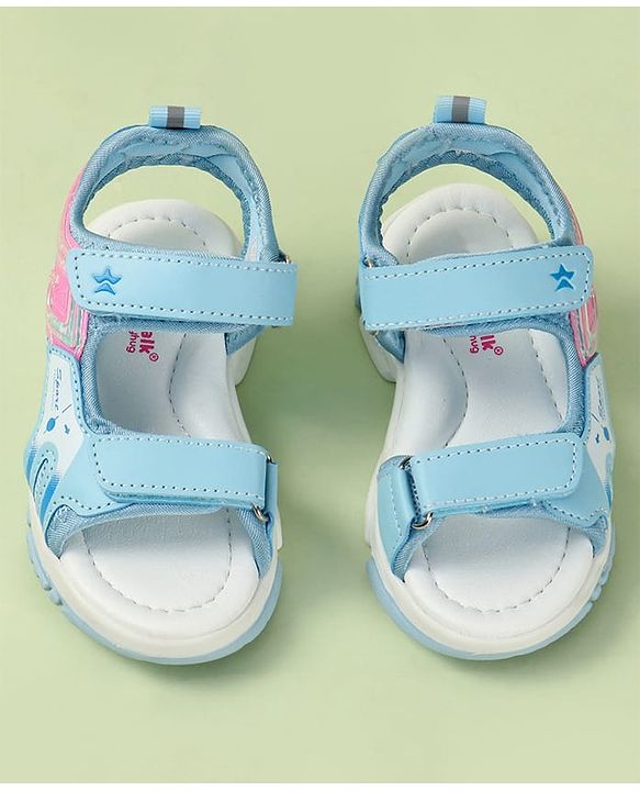 Cute Walk by Babyhug Printed Sandals - Pink