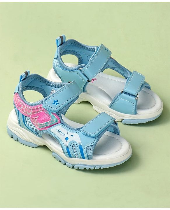 Cute Walk by Babyhug Printed Sandals - Pink