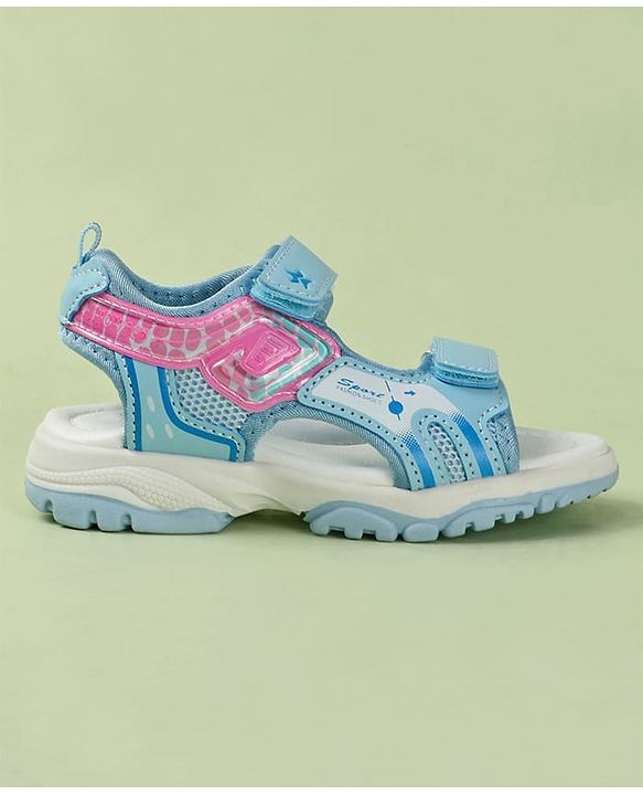 Cute Walk by Babyhug Printed Sandals - Pink