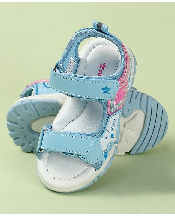 Cute Walk by Babyhug Printed Sandals - Pink
