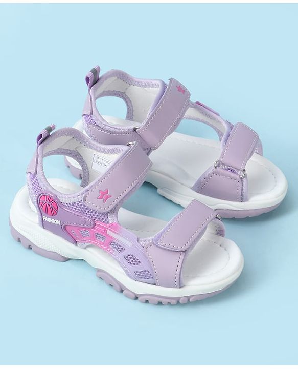 Cute Walk by Babyhug Velcro Closure Sandal With Applique - Pink