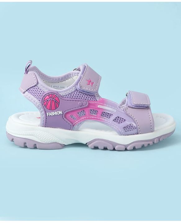 Cute Walk by Babyhug Velcro Closure Sandal With Applique - Pink