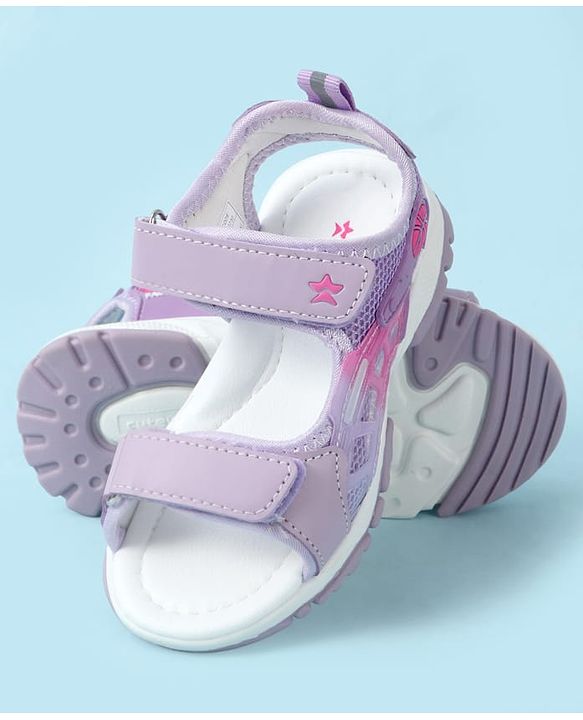 Cute Walk by Babyhug Velcro Closure Sandal With Applique - Pink
