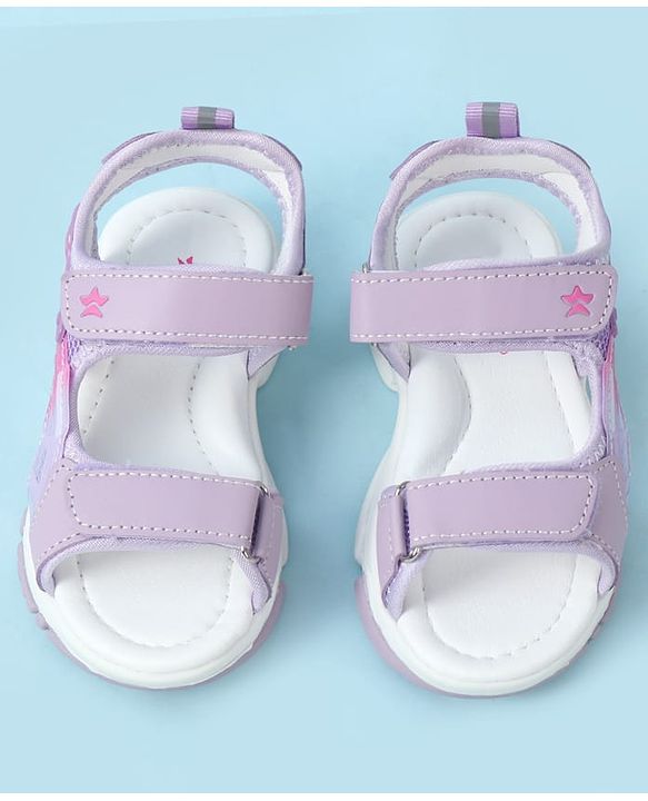 Cute Walk by Babyhug Velcro Closure Sandal With Applique - Pink