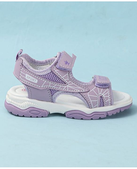 Cute Walk by Babyhug Velcro Closure Printed Sandals - Pink
