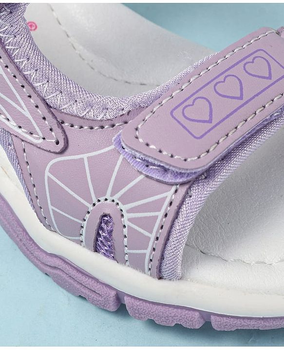 Cute Walk by Babyhug Velcro Closure Printed Sandals - Pink