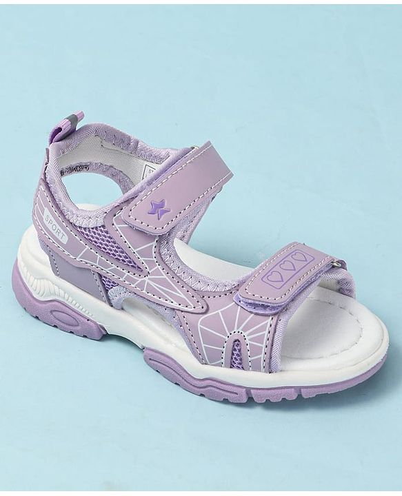 Cute Walk by Babyhug Velcro Closure Printed Sandals - Pink