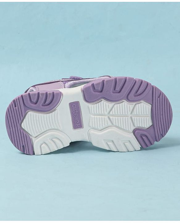 Cute Walk by Babyhug Velcro Closure Printed Sandals - Pink