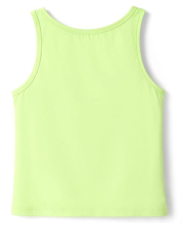 Pine Kids Cotton Lycra Knit Sleeveless Solid Vests Pack of 3 - Multicolor