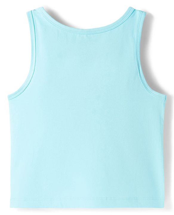 Pine Kids Cotton Lycra Knit Sleeveless Solid Vests Pack of 3 (Color May Vary)