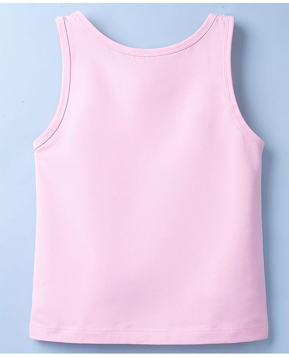Pine Kids Cotton Lycra Knit Sleeveless Solid Vests Pack of 3 (Color May Vary)