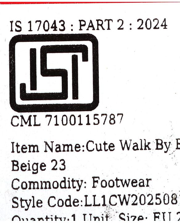 Cute Walk by Babyhug Velcro Closure Solid Shoes - Black