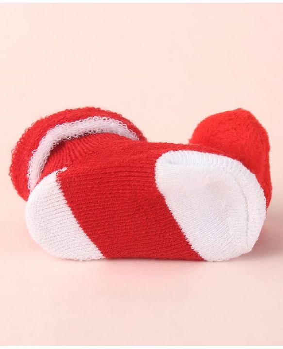 Cute Walk by Babyhug Socks Shoes With Applique - Multicolor