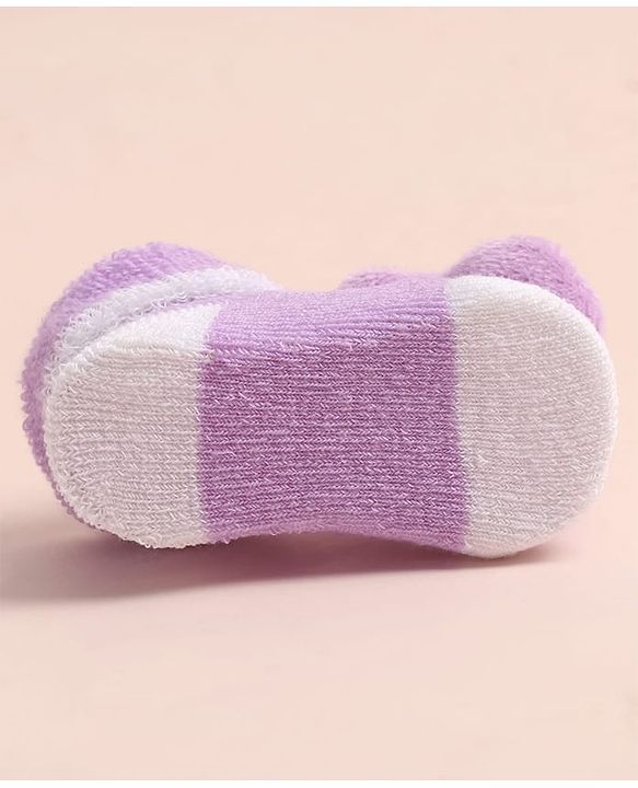 Cute Walk by Babyhug Sock Shoes with Bunny Applique - Multicolor