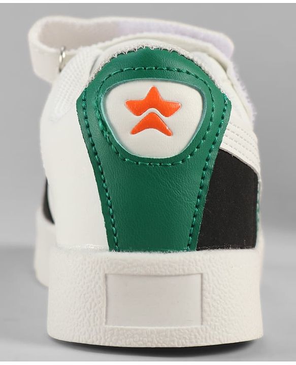 Cute Walk by Babyhug Velcro Closure Solid Sneaker Shoes - White