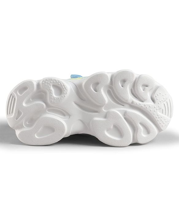 Cute Walk by Babyhug Velcro Closure Printed Sneaker Shoes - Blue