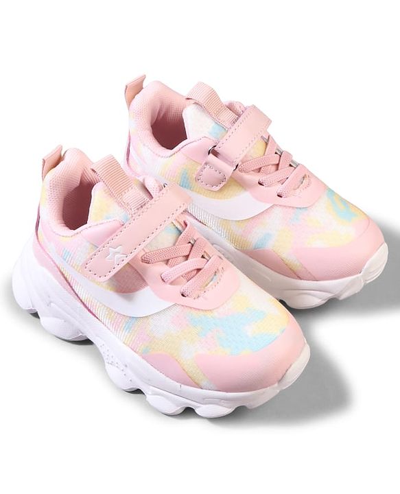 Cute Walk by Babyhug Velcro Closure Printed Sneaker Shoes - Blue