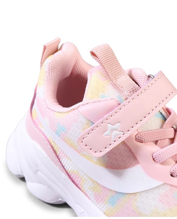 Cute Walk by Babyhug Velcro Closure Printed Sneaker Shoes - Blue