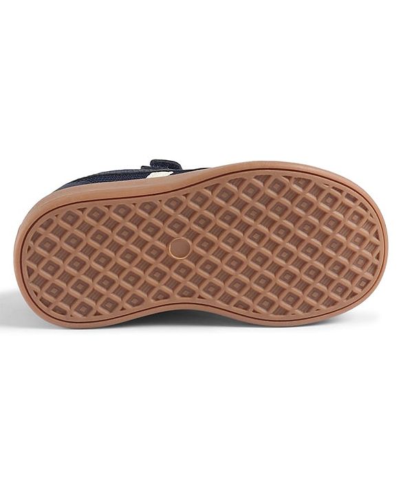 Cute Walk by Babyhug Velcro Closure Solid Sneaker Shoes - Navy Blue