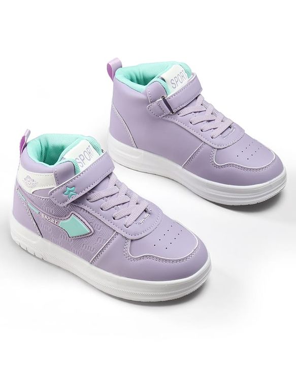 Cute Walk by Babyhug Velcro Closure Solid Sneaker Shoes - Navy Blue