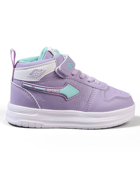 Cute Walk by Babyhug Velcro Closure Solid Sneaker Shoes - Navy Blue