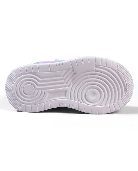 Cute Walk by Babyhug Velcro Closure Solid Sneaker Shoes - Navy Blue
