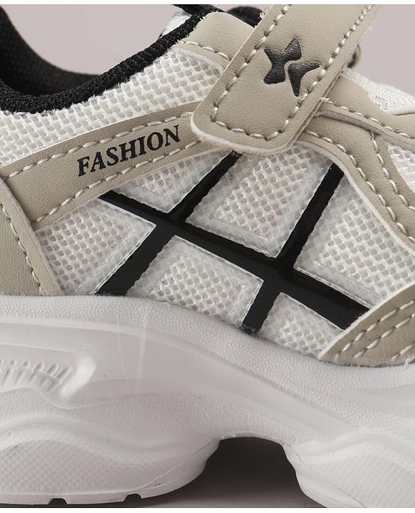 Cute Walk by Babyhug Velcro Closure Sneakers - Beige