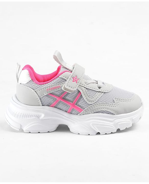 Cute Walk by Babyhug Velcro Closure Sneakers - Beige