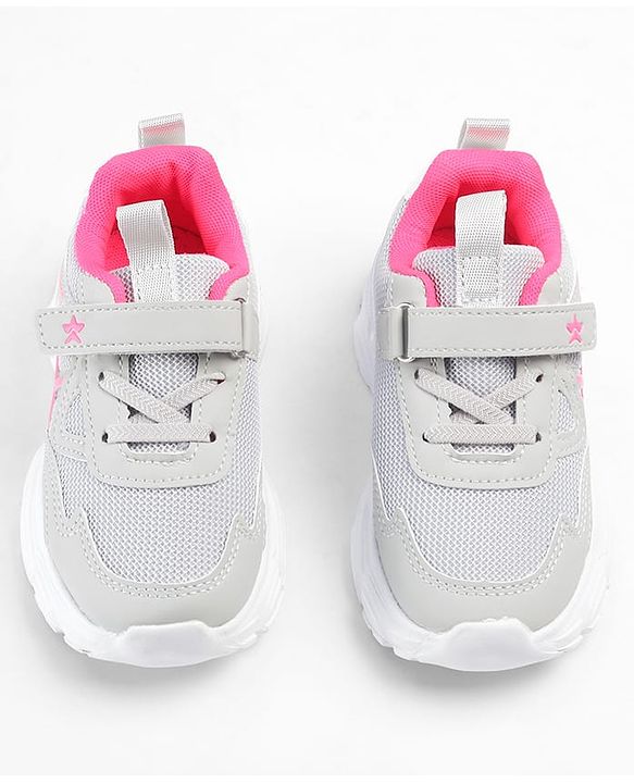 Cute Walk by Babyhug Velcro Closure Sneakers - Beige