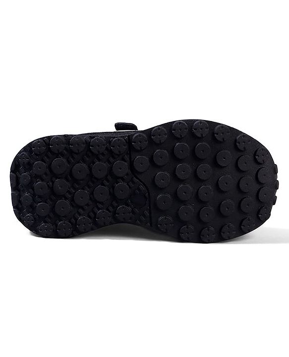 Cute Walk by Babyhug Velcro Closure Solid Sneaker Shoes - Black